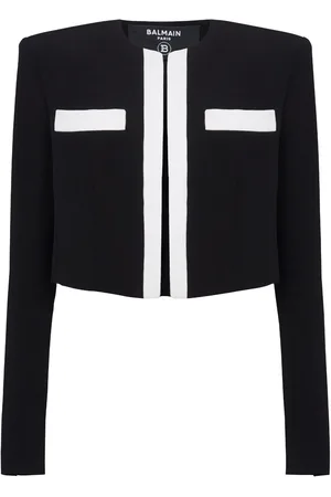 Balmain Spencer crepe cropped jacket