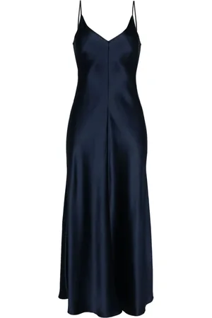 Voz V-neck slip silk dress