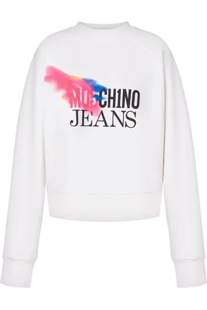 Moschino Logo-print cotton sweatshirt