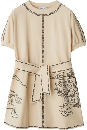 Burberry EKD-embellished cotton minidress