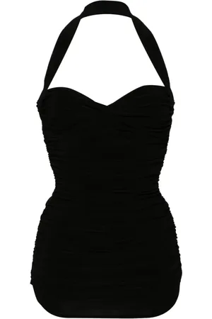 Norma Kamali Bill Mio ruched swim dress