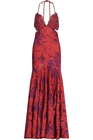 Silvia Tcherassi Cara floral-embroidered dress