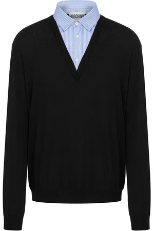 Moschino Logo-print layered jumper