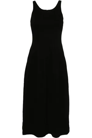 Auralee Hard Twist seam-deatil dress