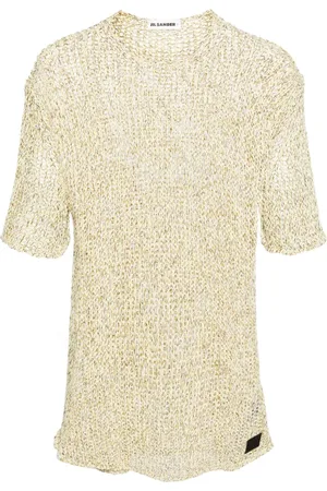 Jil Sander + open-knit T-shirt