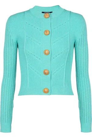 Balmain Embossed-buttons cardigan