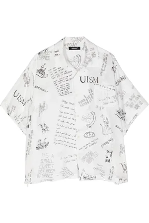 UNDERCOVER Doodle-print short-sleeve shirt