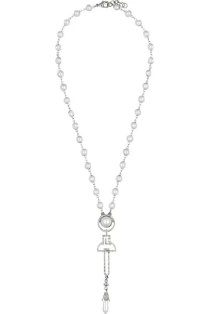 Balmain Art Deco pearl necklace