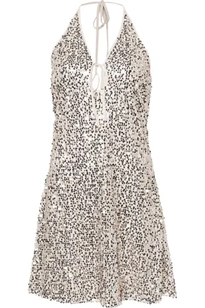 ROTATE Sequinned mini dress