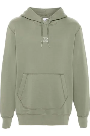 C.P. Company Logo-print cotton hoodie