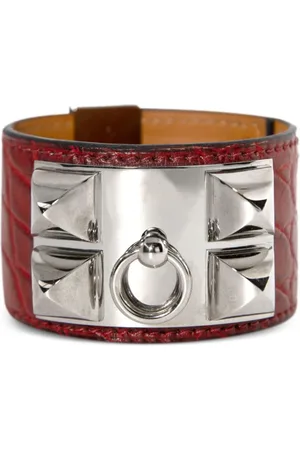 Hermès Collier de Chien leather bracelet