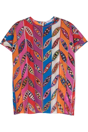 PUCCI Junior Girandole-print cotton dress