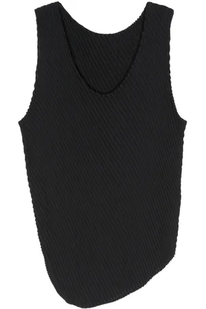 PLEATS PLEASE ISSEY MIYAKE Plissé-effect tank top
