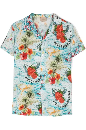 Gucci Strawberry Smoothie-print shirt