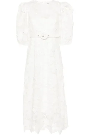 ZIMMERMANN Halliday Lace Flower midi dress