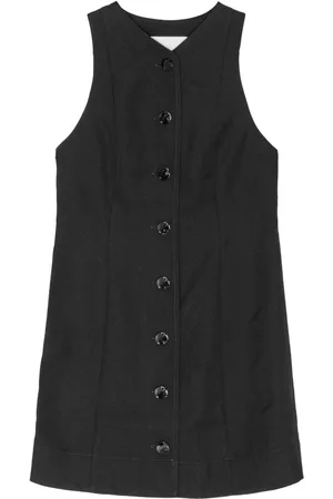 Ganni Bow-detail mini dress