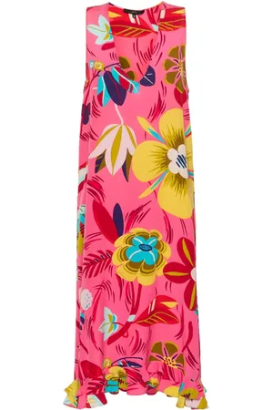 Gucci Floral-print silk dress