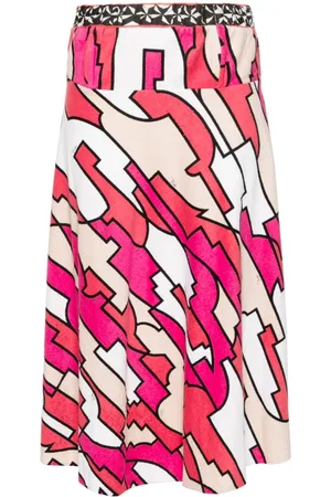 PUCCI Pre-Owned Abstract-print terry-cloth skirt