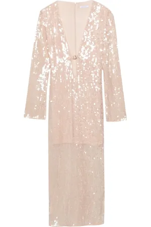 Patrizia Pepe Sequinned V-neck midi dress