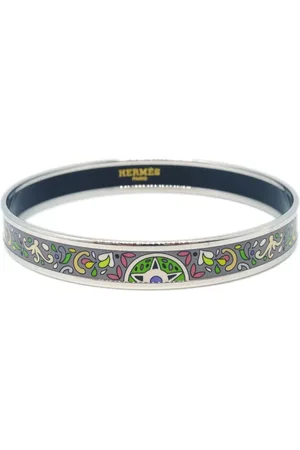 Hermès 1990-2000s Cloisonne Ware narrow bangle