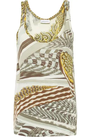 PUCCI Pre-Owned Mix-print tank top