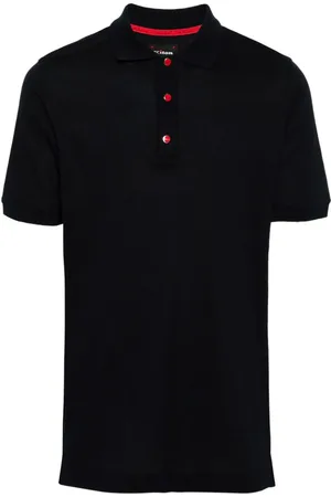 Kiton Piqué-weave polo shirt