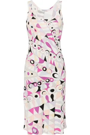 PUCCI Pre-Owned Mix-print jersey dress