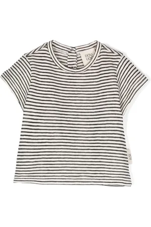 DOUUOD KIDS Zabaione striped T-shirt