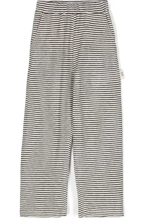 DOUUOD KIDS Striped straight trousers