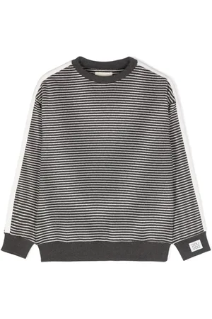 DOUUOD KIDS Stracciatella striped jumper