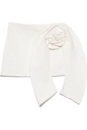 DOUUOD KIDS Floral-appliqué skirt