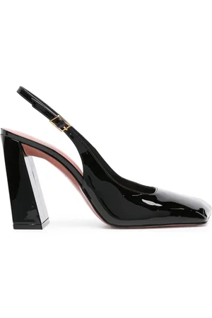 Amina Muaddi Charlotte 95mm slingback pumps