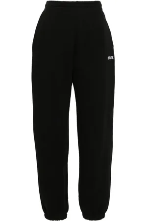ROTATE Logo-embroidered track pants
