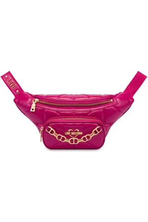 Moschino Quilted faux-leather belt bag