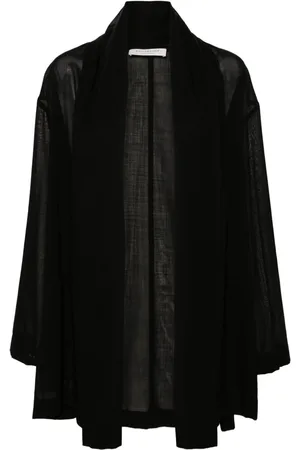 Serafini Semi-sheer open-front kimono