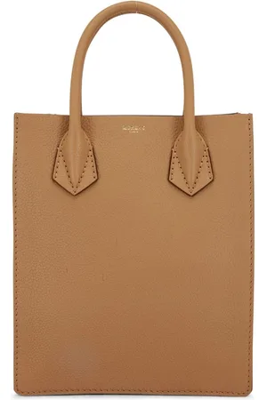 MOREAU Logo-print leather tote bag