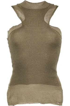 Isa Boulder Layered racerback tank top