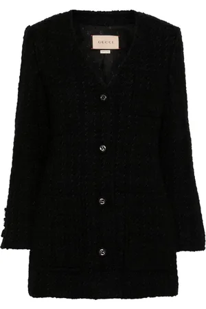 Gucci Single-breasted tweed jacket