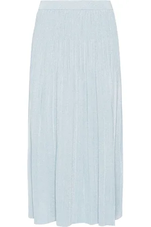 ZIMMERMANN Waverly lurex-detail ribbed skirt