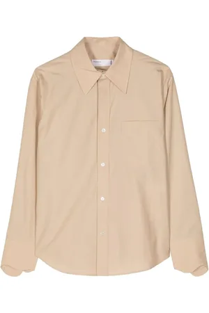 TOGA PULLA Pointed-collar cotton shirt