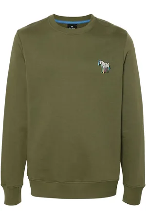 Paul Smith Zebra-motif organic cotton sweatshirt