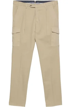 PT Torino Pressed-crease slim-fit trousers