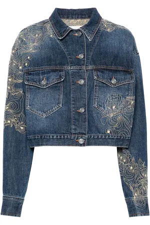 Isabel Marant Isleya cropped denim jacket