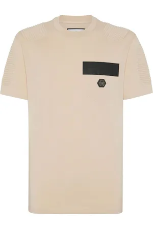 Philipp Plein Logo-appliqué cotton T-shirt