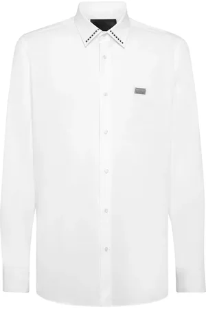 Philipp Plein Stud-detailing poplin shirt