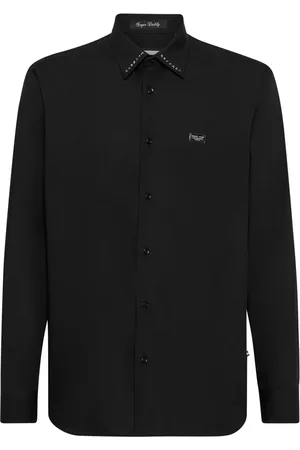 Philipp Plein Stud-detailing poplin shirt