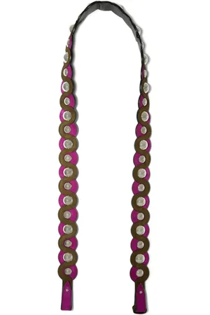 Puccini Studded suede shoulder strap