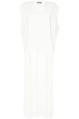 SUNNEI Sleeveless long-fringed top