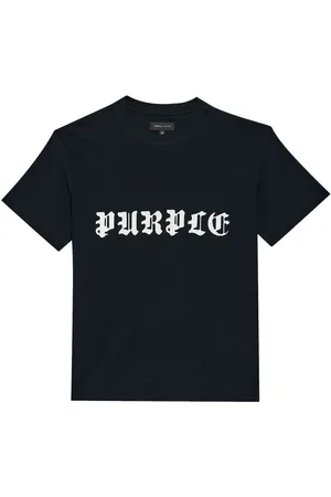 Purple Brand Gothic Wordmark Tee 