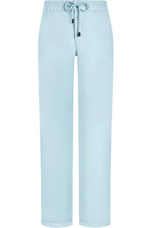 Vilebrequin Drawstring straight-leg wool trousers
